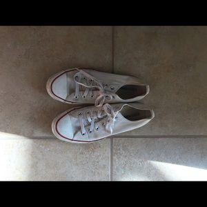 White Converse Low Top